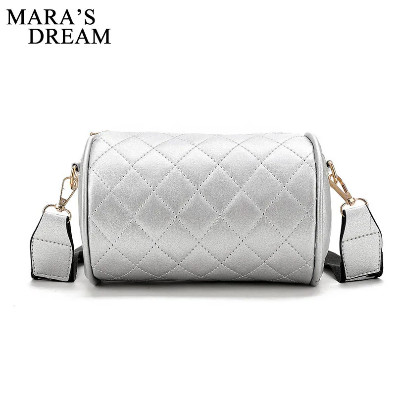 Mara's Dream новая однотонная модная ромбическая цилиндрическая маленькая сумка женская сумка через плечо