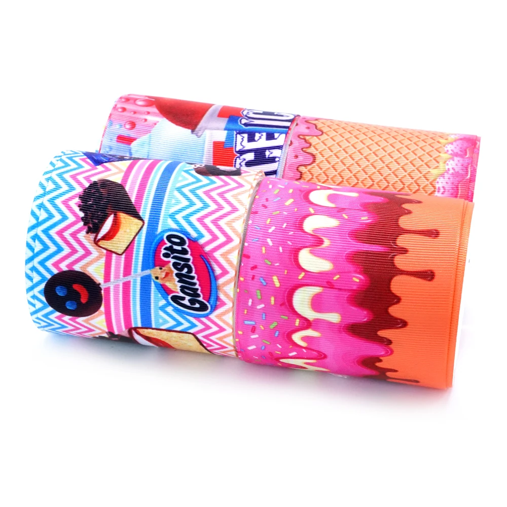 50 ярдов мультфильм напечатанный grosgrain ленты 31928