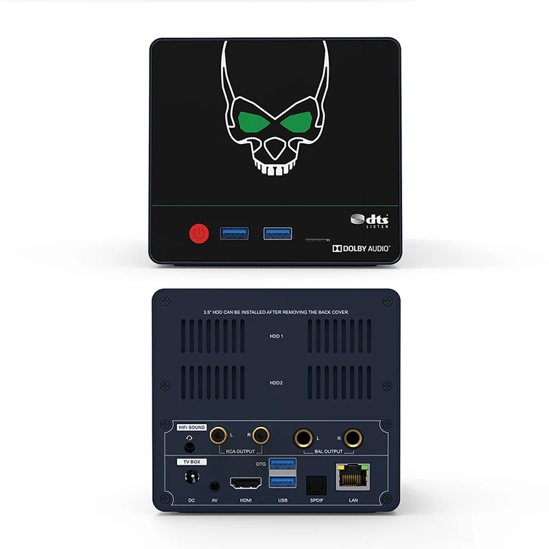 ТВ-приставка Beelink GT-King X с аудиовыходом Amlogic S922X-H Android 9 0 4 Гб 64 ГБ Новое поступление