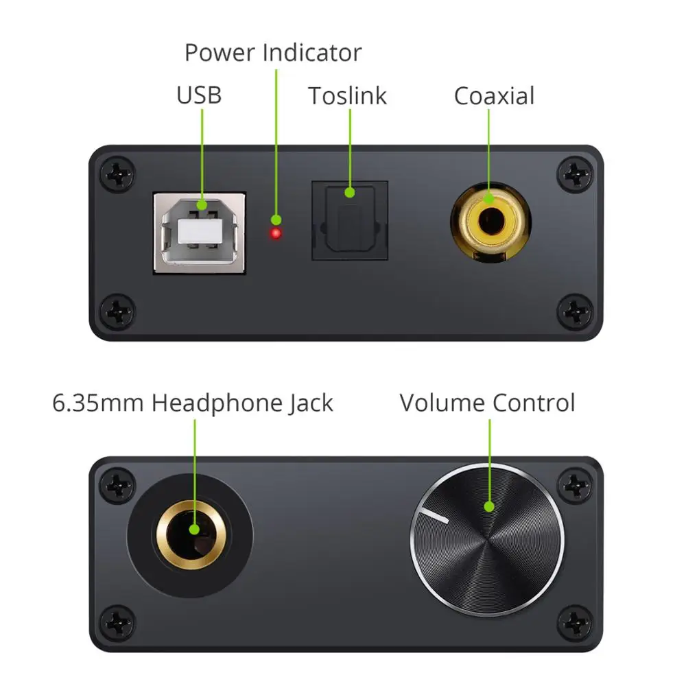 USB DAC аудио конвертер с усилителем для наушников цифровой аналоговый сигнал USB Аудио Звуковая карта USB Коаксиальный S/адаптер PDIF