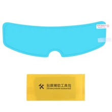 Lentes para casco de motocicleta Universal, a prueba de lluvia, pegatina de escudo transparente protectora antiniebla para casco K3 K4 AX8 LS2 HJC MT