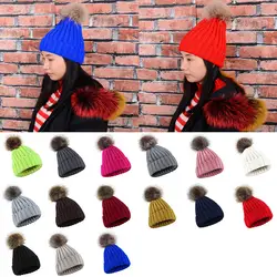 MJartoria новый зимний теплый вязаный головной убор вязаная шапка утолщенная Лыжная шапка для мужчин и женщин теплая повязка для волос