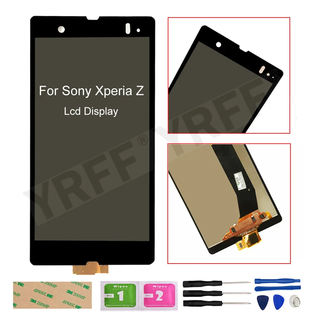 ЖК дисплей 5 0 ''для Sony Xperia Z L36H сенсорный экран с дигитайзером в сборе для C6603 C6602