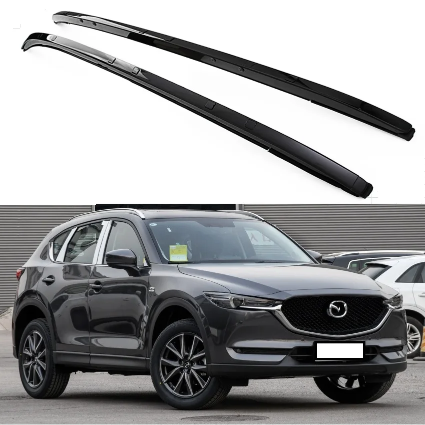 2 pieces Aluminium for Mazda CX 5 CX5 2017 2021 2022 roof rail luggage
