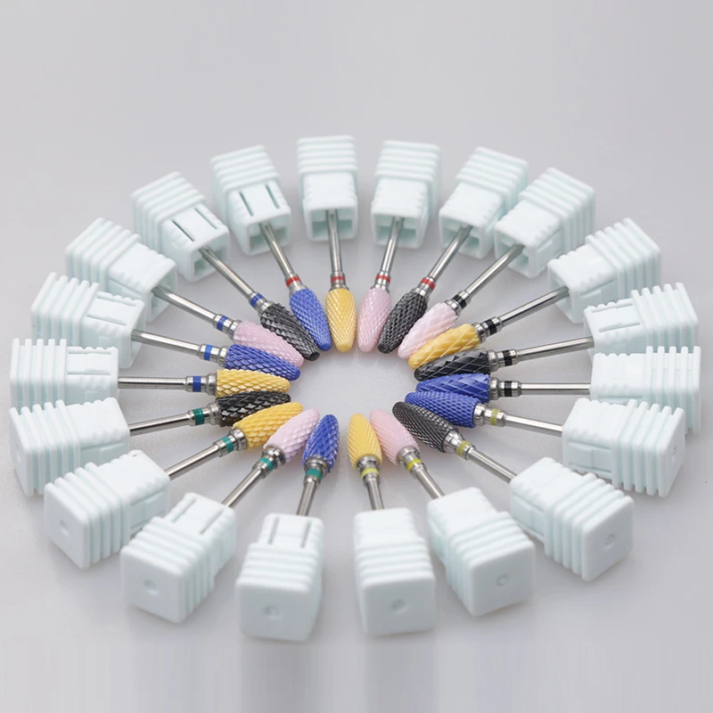 29 типов 3/3" Керамические сверла для ногтей для удаления кутикулы, фреза для маникюра, педикюра, сверлильный станок, аксессуары, инструменты для ногтей