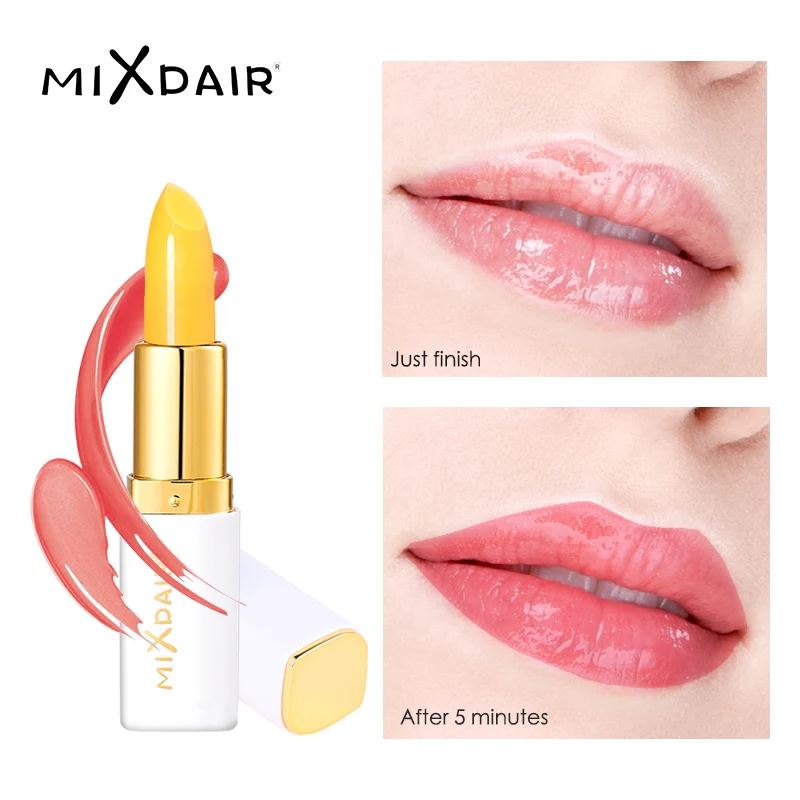 

MIXDAIR Colors Ever-changing Lip Balm Lipstick Long Lasting Hygienic Moisturizing Lipstick Anti Aging Makeup Lip Care