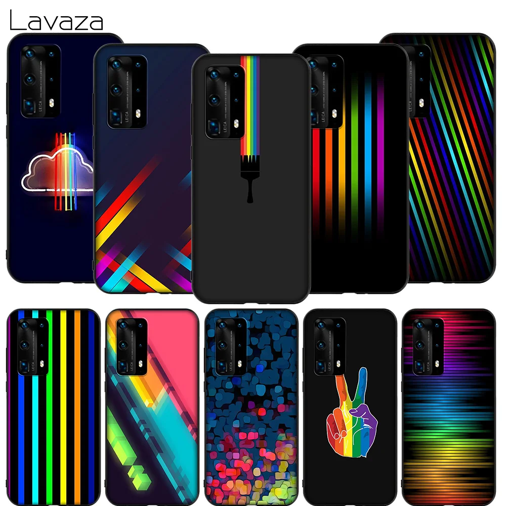 Радужный блестящий чехол Lavaza для Huawei P8 P9 P10 P20 P30 Y6 Y7 Y9 Lite Pro P Smart Nova 2i 3i Mini 2017 2018 |