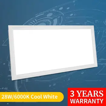 

10Pcs 28W 30cm*60cm Ultra Thin LED Ceiling Down Light Mount Lamp Living Room Kitchen Ceiling Light