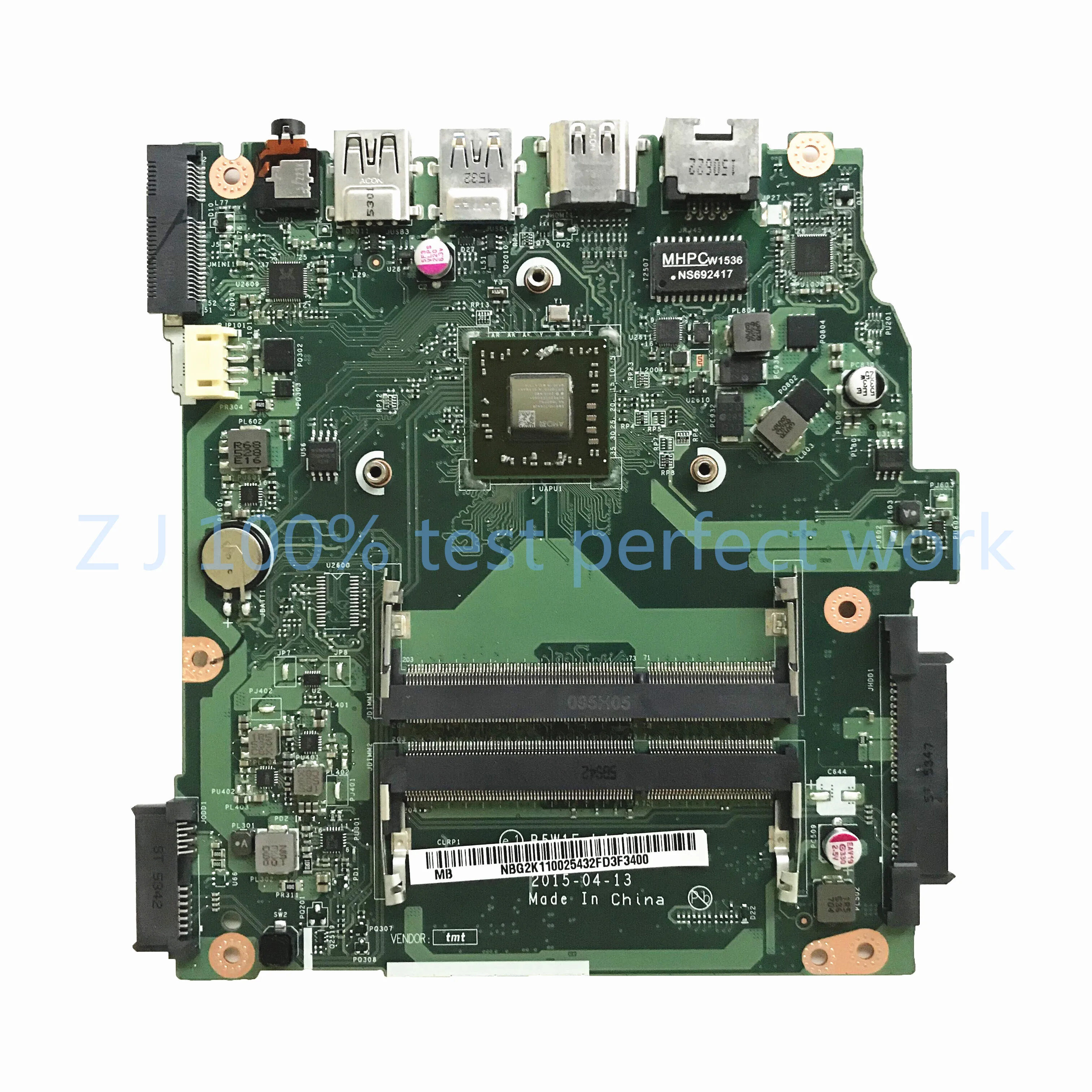 Оригинальная материнская плата для ноутбука ACER Aspire ES1-520 B5W1E LA-D121P NBG2K11002 NB. G2K11.002, протестированная Быстрая
