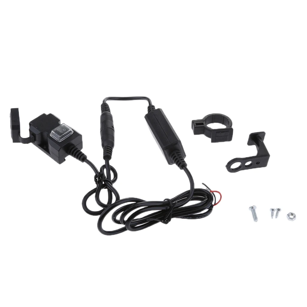 USB порт питания зарядное устройство для 9-90V мотоцикл Скутер телефон gps