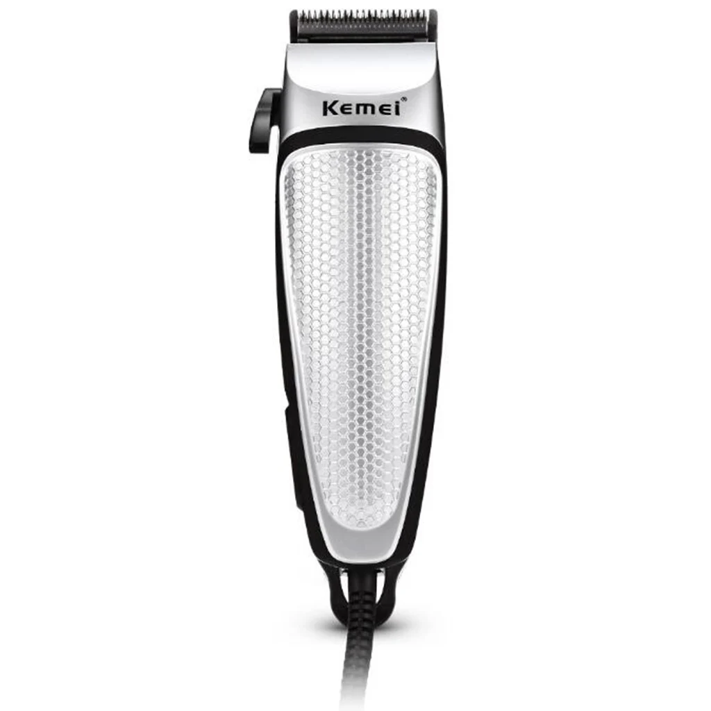 Kemei Electric Mens Hair Clippers KM - 4639 Professional Hair Cutting Trimmer Shaver Low Noise Rechargeable Grooming Kit EU Plug
