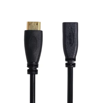 

10pcs/lot Cablecc Type D Micro HDMI v1.4 Socket Female to Type C Mini HDMI Male Convertor Adapter Cable 10cm