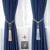 BEL AVENIR 2PCS Handmade High Quality Window Tassel Cloth Curtains Tieback Curtains Buckle  Home & Living Decoration 11 Colors ► Photo 2/6