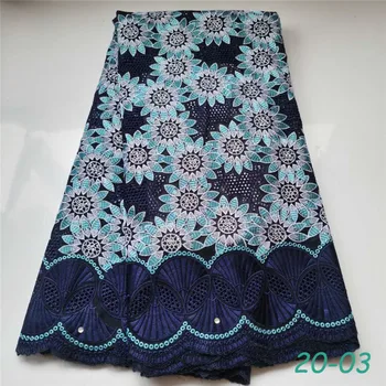 

Swiss Voile Lace Fabrics in Switzerland Popular African Nigerian 100% Cotton Lace Dry Lace Fabrics for Wedding Party 01
