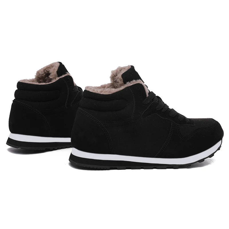 Ankle Boots Winter Shoes Men Snow Boots Plush Warm Men Boots Male Shoes Adult Mens Winter Footwear Plus Size 47 Boots Men 39 S