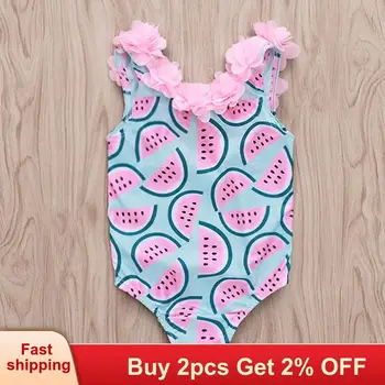 

Mayfair Cabin 2020 New Swimsuit Jumpsuit Floral Sunsuit Outfits Rompers Baby Girl straps Halter Cotton Sleeveless baby clothes
