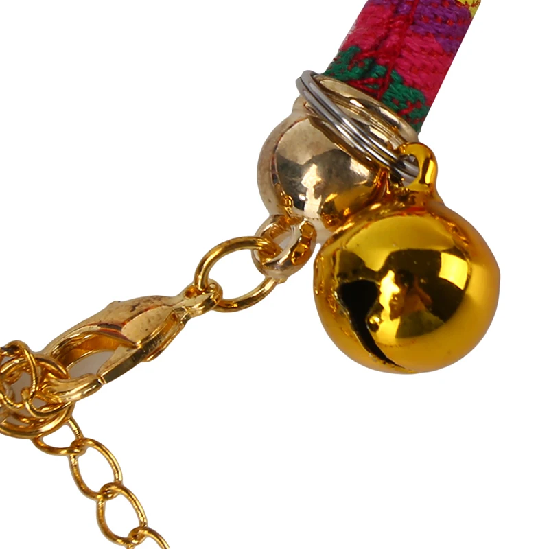 1Pcs Adjustable Colorful Soft Nylon Dog Collars Rainbow Cat Collars With Bells Cat Bell Necklace Collar For Little Pet Dogs Cat 1Pcs Adjustable Colorful Soft Nylon Dog Collars Rainbow Cat Collars With Bells Cat Bell Necklace Collar For Little Pet Dogs Cat