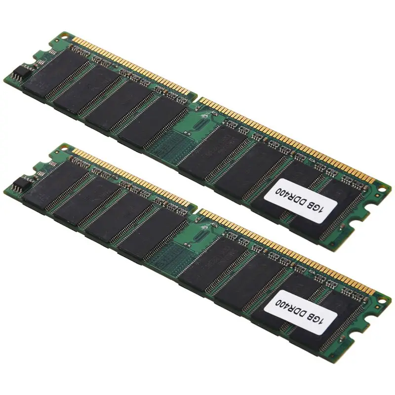 2x1 ГБ PC3200 без ECC DDR 400 МГц высокая плотность памяти 184 pin DIMM RAM|Оперативная память| |
