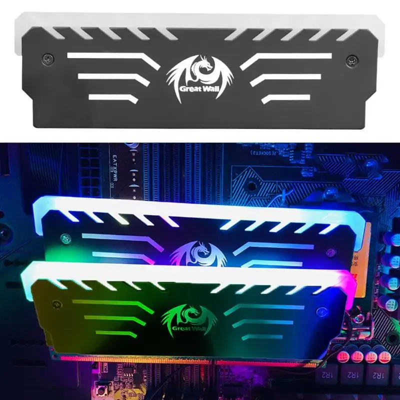 Настольный охлаждающий зажим для памяти RGB Light 6 автоматическое изменение ram охлаждающий жилет
