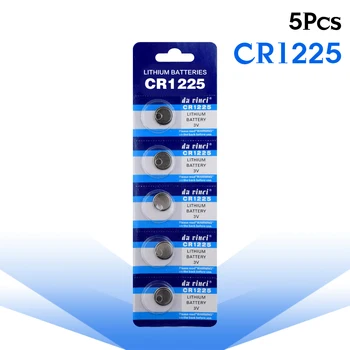 

5Pcs/Lot CR1225 3Volt Button Lithium Batteries LM1225 BR1225 KCR1225 Cell Coin Battery For Digital voice recorders MP3 players