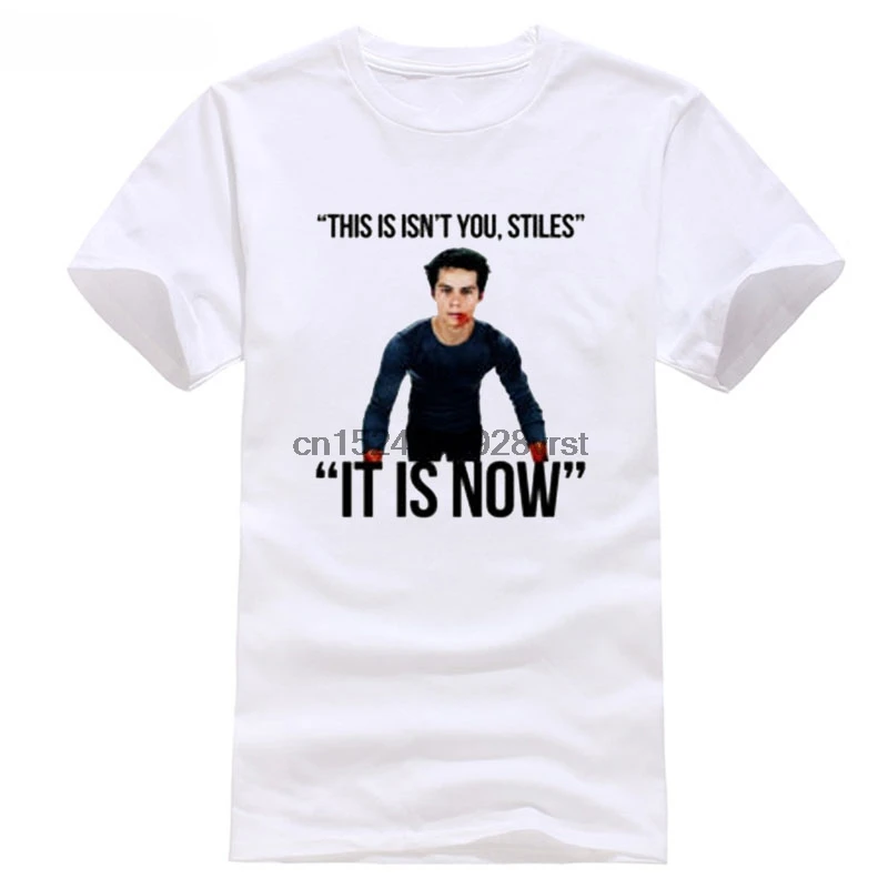 

Stiles Wolf Beacon T-shirt Ringer Hills Teen Lacrosing Lahey 24 Stilinski S-3XL top free shipping t-shirt