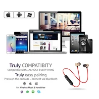 5.0 słuchawki Bluetooth sportowe słuchawki z pałąkiem na kark magnetyczne słuchawki bezprzewodowe słuchawki douszne Stereo z mikrofonem do xiaomi Samsung 6