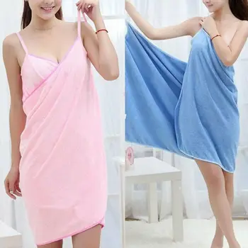 

New Home Textile Towel Women Robes Bath Wearable Towel Dress Womens Lady Fast Drying Beach Spa Magical Nightwear Sleeping