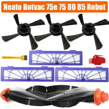 

Accessory For Neato Botvac Robot Vacuum Cleaner 75e 75 80 85 Replacement Parts Pack of Main Brush,Hepa Filters,Side Brush