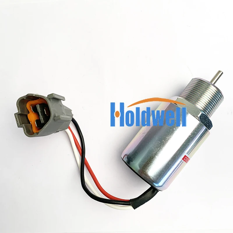 Stop Solenoid Holdwell Solenoid Valve PJ7415748 Excavator EC13 EC15 EC15B EC20 EC20B EC25