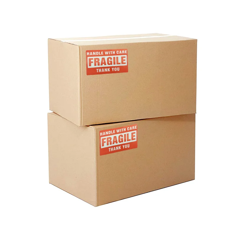 Fragile Stickers Please 100pcs Handle With Care Do Not Drop Move Warning Thank You Labels For Goods Express Delivery Box Labels Stickers Aliexpress