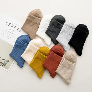 

Tablet Tube Socks Men and Women Cotton Socks Solid Color Plate Short Socks Candy Bar Summer Thin Pure Cotton Socks Manufacturers