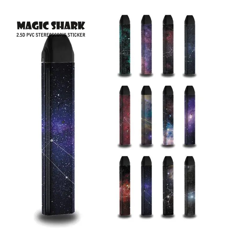 

Magic Shark 2.5D Stereo Taurus Pisces Constellation Dreamy Star Sky Sticker Case Film for Uwell Caliburn E Cigarette
