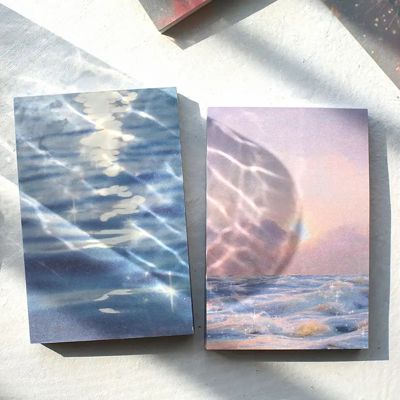 100 Sheets/pack Creative Sky Cloud Moon Loose Leaf Decoration Memo Pad Colors Sticky Notes Office Memo Note Scrapbook