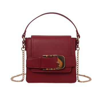 

New 2020 handbag Wild trend women PU leather Female crossbody Best selling shoulder Solid High quality lady bag for women