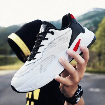 

Pink Couple Models Fashion Sports Shoes High Quality Brand Mesh Breathable Unisex Lovers Couple Tide Shoes Fashion Men Shoes