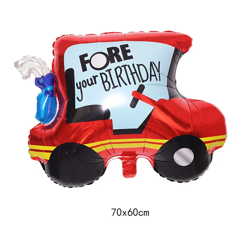 1pc car balloon Игрушечный автомобиль фольги воздушный шар Танк автомобильные воздушные шары пожарная машина поезд шары праздничные 32 ''Количество шарики, День подарков будущей матери День Рождения вечерние поставки - Цвет: 1pc car balloon