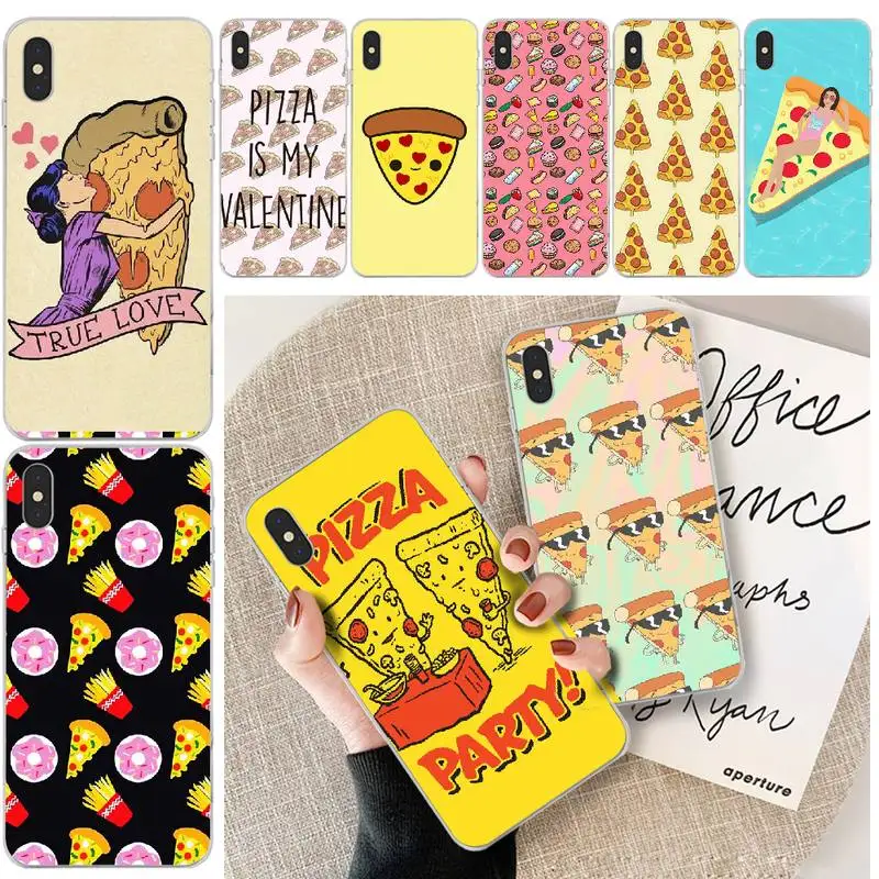 Мягкий силиконовый чехол для телефона LJHYDFCNB Delicious pizza iphone 6 6s plus 7 8 X XS XR MAX 11 pro Pro Max |