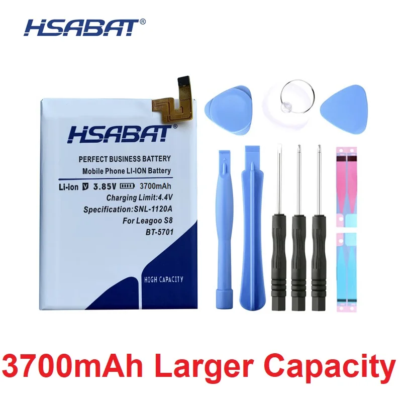 

HSABAT 0 Cycle 3700mAh BT-5701 Battery for Leagoo S8 High Quality Mobile Phone Replacement Accumulator