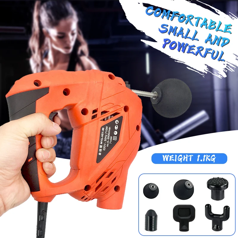 

Muscle Massage Guns Handheld Percussive Vibration Therapy Fitness Tissue Massager Electric foot Massage Body Relief Pain