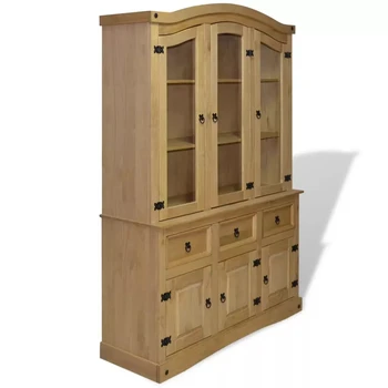 

vidaXL Sideboard Furniture Buffet & Hutch Mexican Pine Range Sideboard Dining Room Furniture