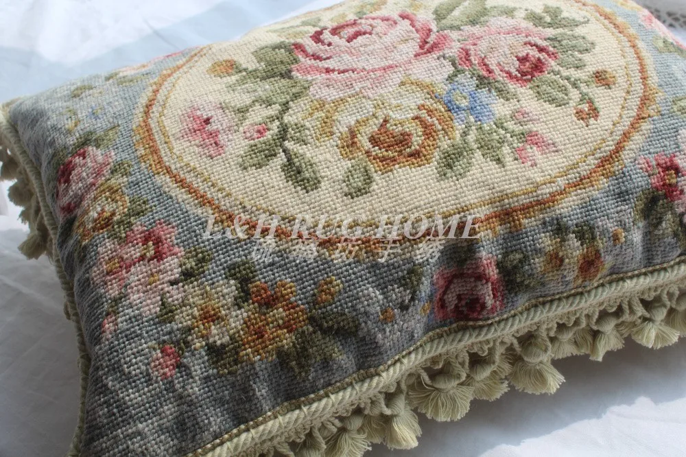 Бесплатная доставка шерстяная подушка для рукоделия 10K 14 &quotx 20&quot ручной работы с