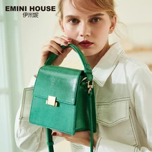 Эмини дом ящерица узор из натуральной кожи Сумки Роскошные женские сумки дизайнерские сумки через плечо для женщин сумка на плечо