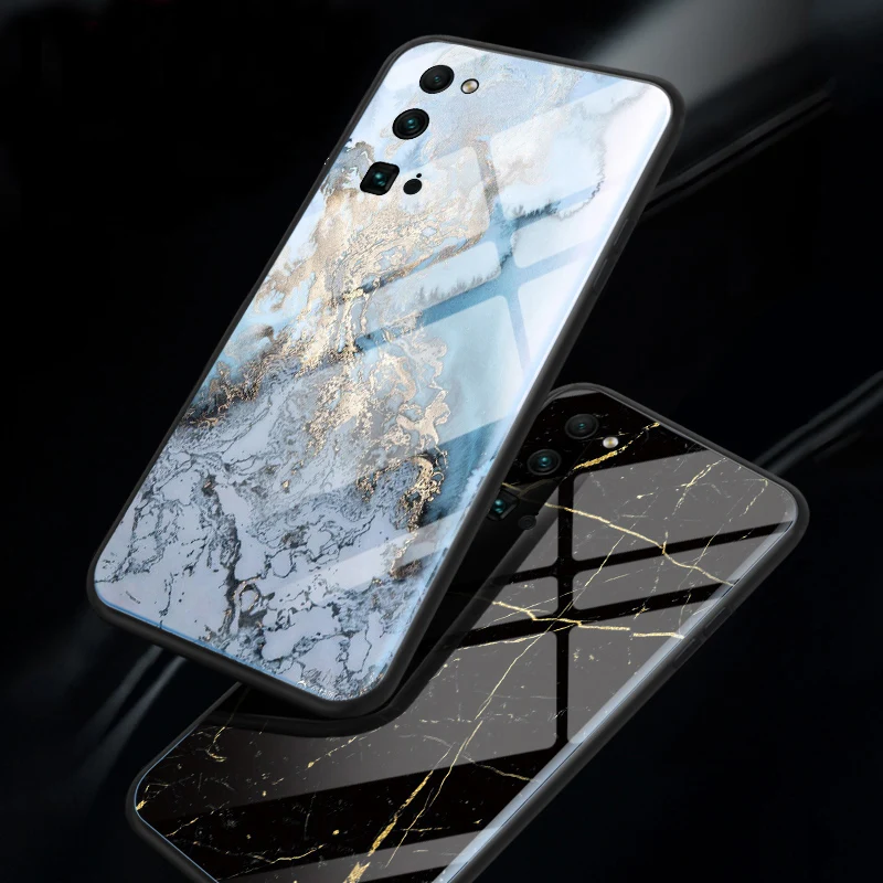 3D мраморный чехол из закаленного стекла для Huawei Honor 10i 20 Lite 30 Pro Plus 30S роскошный