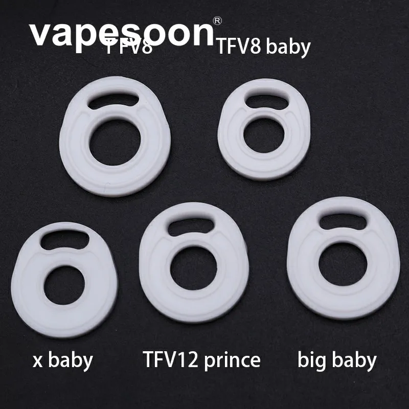

3PCS/Lot VapeSoon White Seal O Ring Silicon Ring Fit For TFV8/TFV8 BIG BABY /TFV12/TFV12 Prince /TFV8 X BABY Top Tank Atomizer