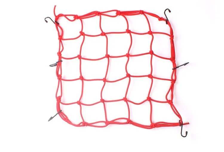 

Universal Bungee Cargo Net Motorbike Helmet Mesh Storage Motorcycle Helmet Bungee Luggage Hold Down Storage Cargo Organiser Net