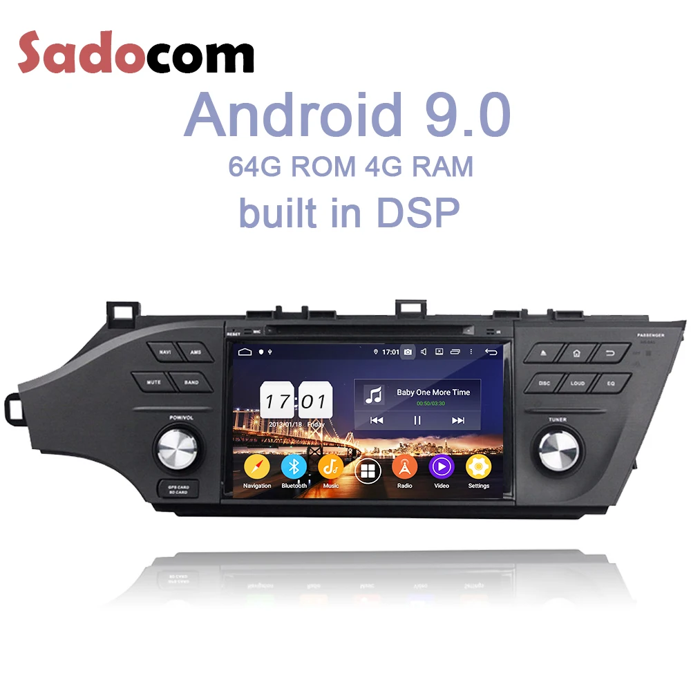 8 &quotDSP 2 din Android 9 0 4 Гб + 64 ядерный автомобильный dvd-плеер Bluetooth для Toyota Avalon 2015 2016