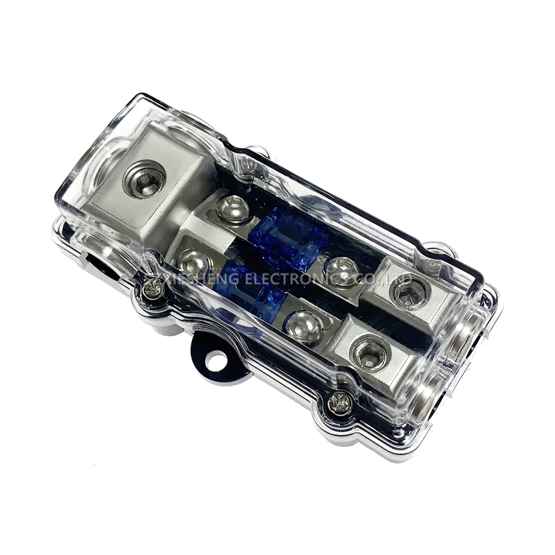 Car fuses Car Audio Fuse Holder One Out of One/Two/Three/Four Power Distribution Block Electronic Parts Waterproof Come with 60A Fuse