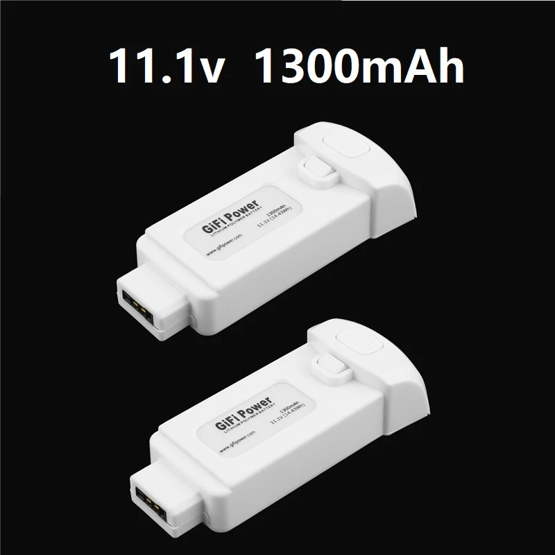 11.1V 1300mAh Battery for Yuneec Breeze 14.43Wh Replacement Lithium Polymer Drone 2Pcs | Электроника