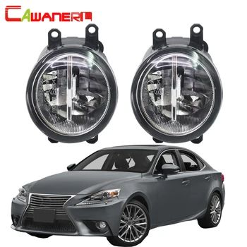 

Cawanerl For Lexus IS250 IS350 With F-Sport Package 2008-2013 Car LED Fog Light 4000LM White 6000K Daytime Running Lamp DRL 12V