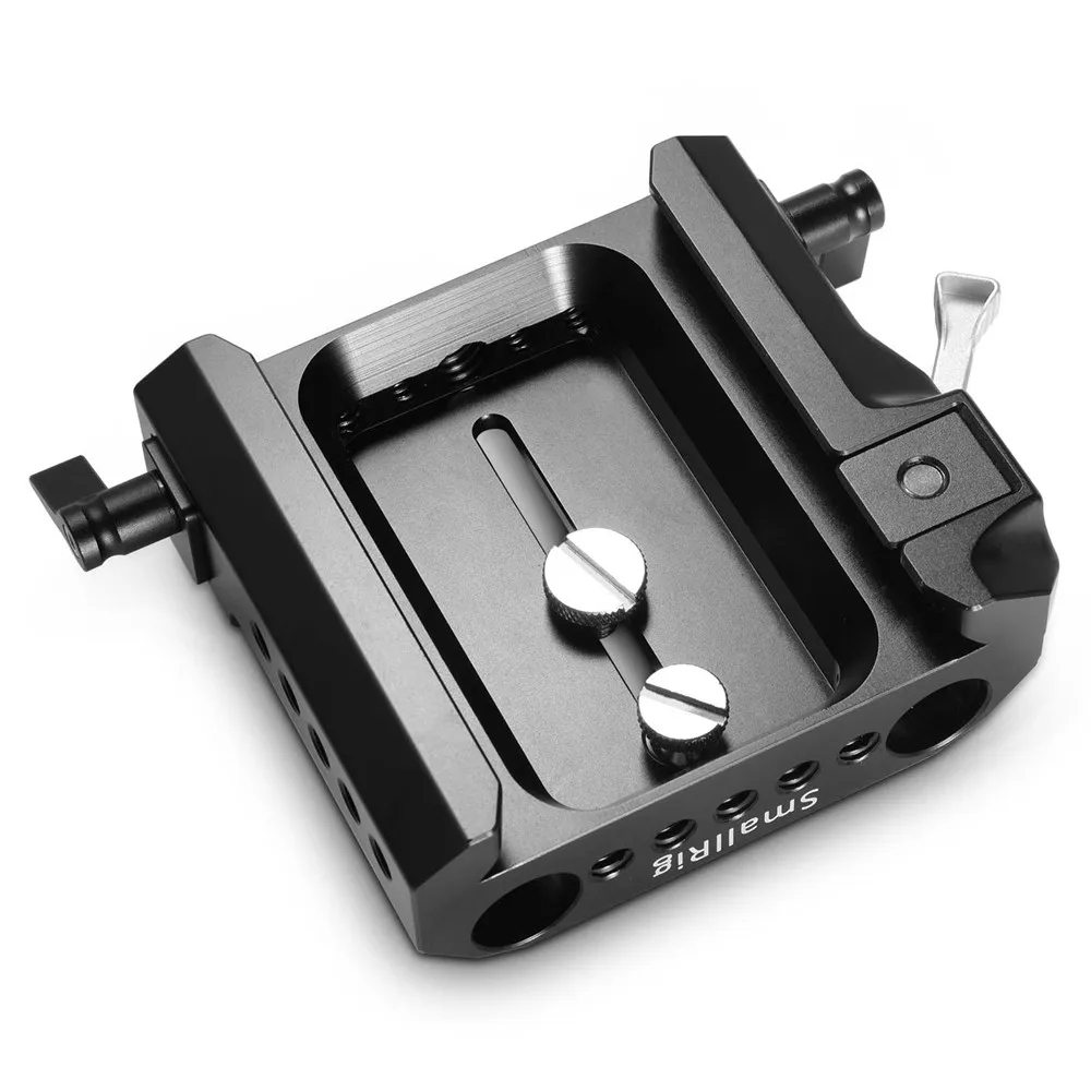 SmallRig Arri standard Explorer Bridgeplate с 15 мм стержневым зажимом LWS Rod system для Arri standard Dovetail-1642